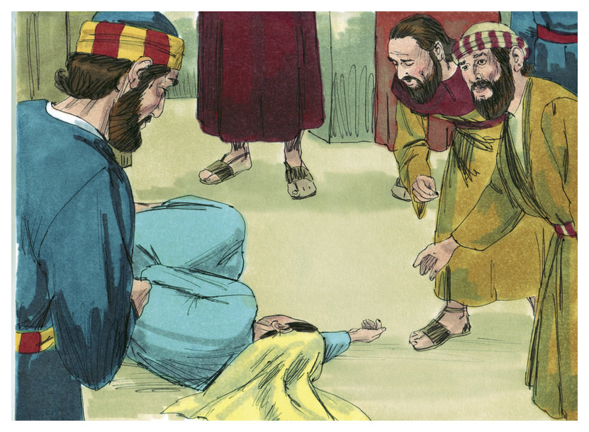Picture of Ananias and Sapphira