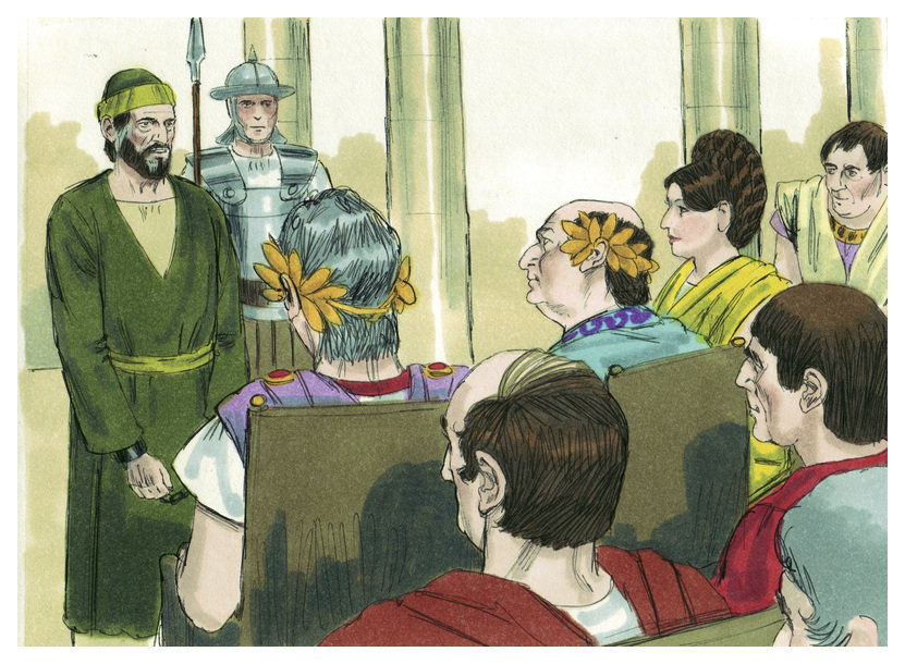 Picture of Paul appeals to Caesar