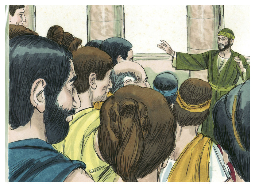 Picture of Paul in Ephesus