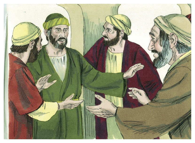 Picture of Paul in Jerusalem
