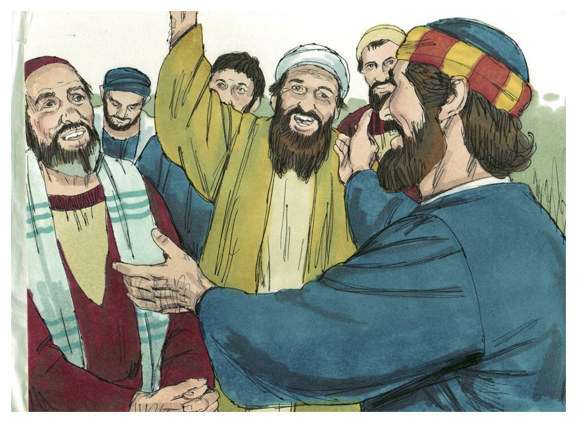 Picture of Peter reports to church