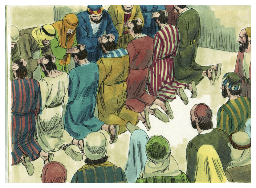 Picture of seven chosen to serve